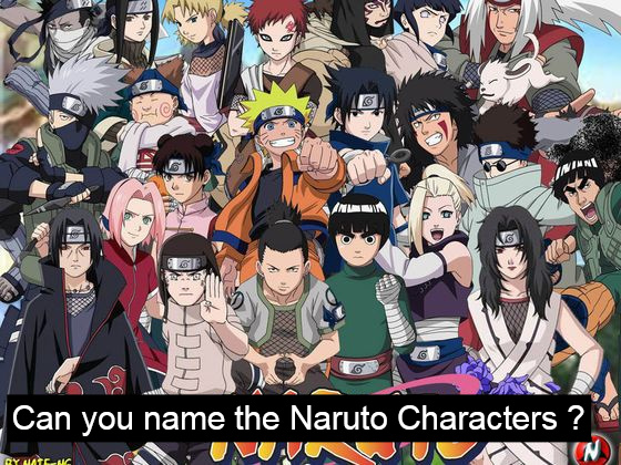 Can You Name The Naruto Characters Fimona